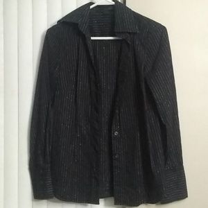 Express Black long sleeve dress shirt